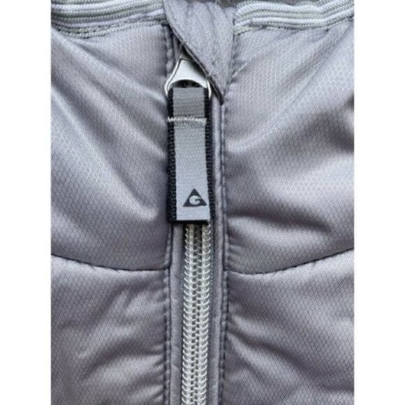 GERRY Quilted Puffa Jacket Women’s SZ Small, Kids Large (14) Gray/White - Picture 7 of 11